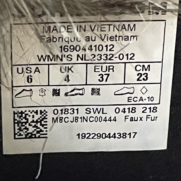 SOREL boots leather fur lined Tofino II waterproof sz 6 EU 37 black canv… - Picture 7 of 11